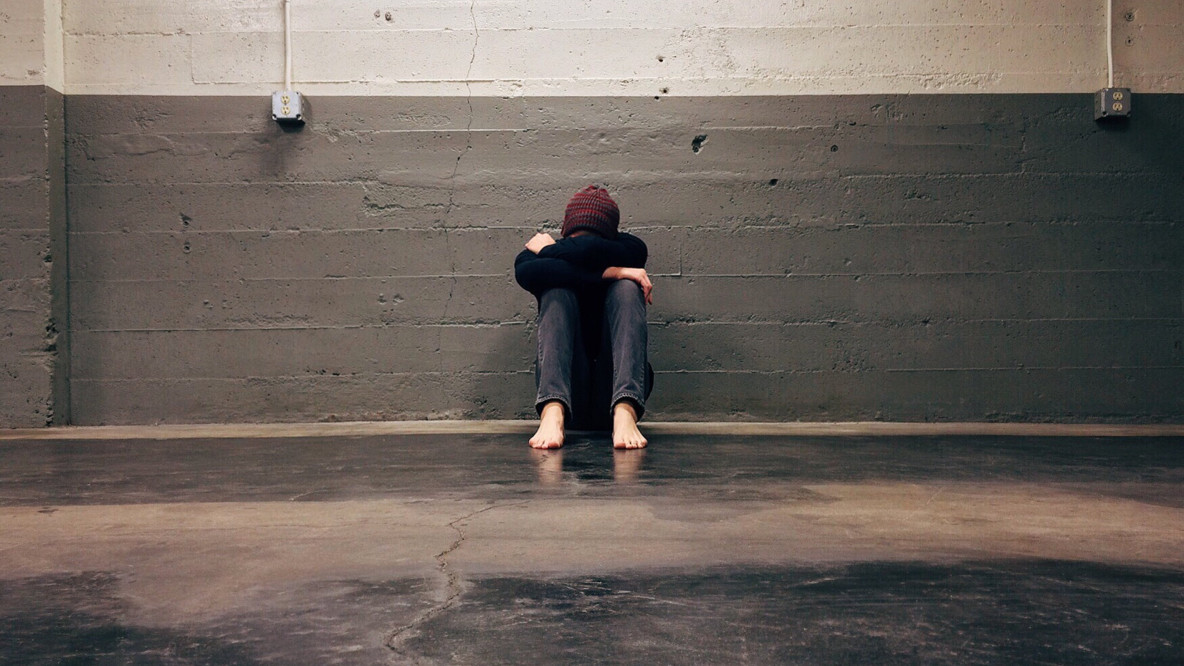 Depression, Person, allein