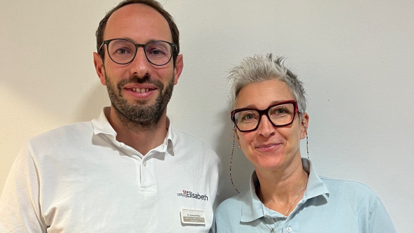 Anja Stecher und Dr. Mulser