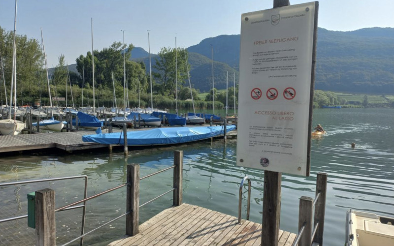 Zugang Kalterer See